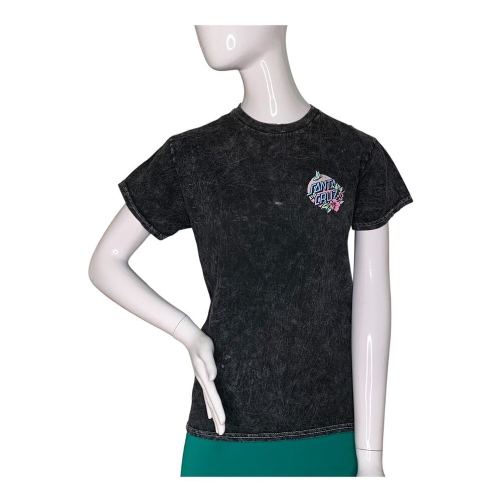 Santa Cruz NWOT Orchard Dot Tshirt Short Sleeve Logo Print Front and Back Size S